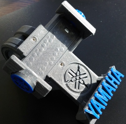 yamaha motorrad telefon montieren 3d print model - Mito3D