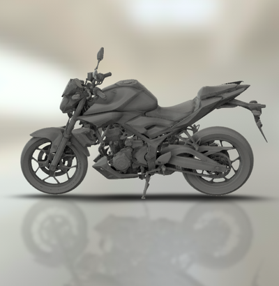 yamaha mt 03 2019 moto motocicleta bicicleta motor two wheeled vehículo motociclista deporte turbo coche turismo helicóptero 3d print model - Mito3D