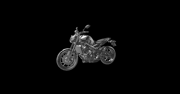 Yamaha mt 09 moto motocicleta motor bicicleta le la motorrad 3d print model - Mito3D