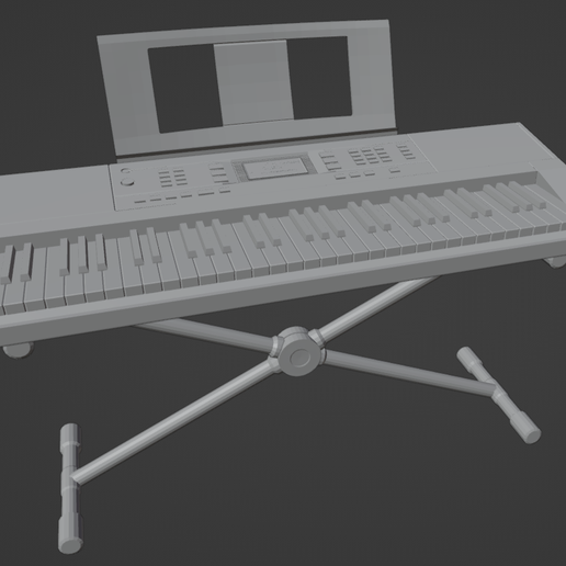 Yamaha prs e343 Tastatur 3D print model - Mito3D