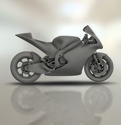 yamaha tech3 motogp moto bicyclette moteur vélo two wheeled véhicule motard sport turbo roadster hachoir 3d print model - Mito3D