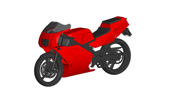 yamaha tzr250 game - motorcycle rc scooter suzuki chopper kawasaki harley davidson ducati bike bicycle 3d print model - Mito3D