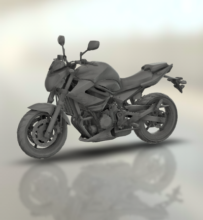 yamaha xj6 dérivation moto bicyclette moteur vélo two wheeled véhicule motard sport turbo roadster hachoir 3d print model - Mito3D