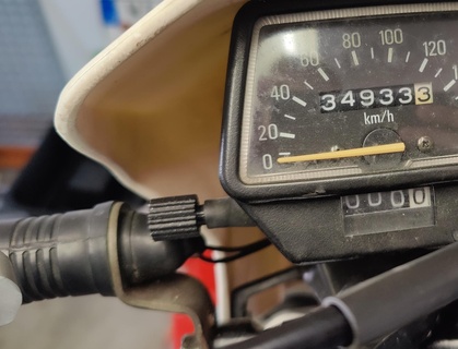 Yamaha xt 600 hız göstergesi Sıfırla kilometre motosiklet 3d print model - Mito3D