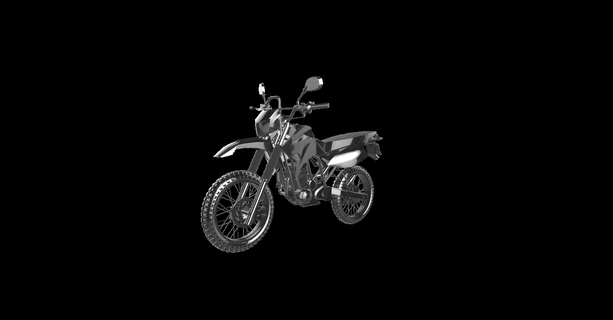 Yamaha xtz Lander 250cc moto motosiklet motor bisiklet le la Motorrad 3d print model - Mito3D