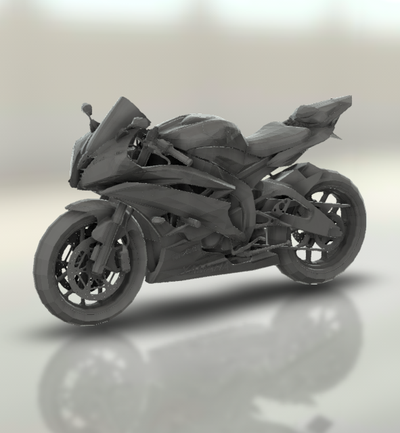 yamaha yzf r6 moto bicyclette moteur vélo two wheeled véhicule motard sport turbo roadster hachoir 3d print model - Mito3D