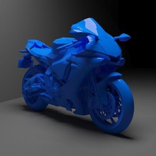 a yamaha yzf - r1 modelo 3d personalizado pronto impressão de arquivo stl arte motocicleta printig printeble Modelo miniatura moto rápido 2015 super velocidade motogp japão motocicletas japonesas do veículo 3d print model - Mito3D