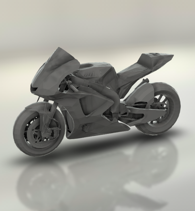 yamaha yzr m1 motogp 2017 moto bicyclette moteur vélo two wheeled véhicule motard sport turbo roadster hachoir 3d print model - Mito3D