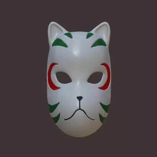 yamato Anbu maske Kostüm oyunu Naruto Kakashi Anbu Kitsune maske 3d print model - Mito3D