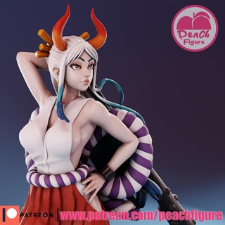 yamato one piece Game toy gift resin fdm beautful ded girl dragon miniatures minis mini stl free cute 3d print model - Mito3D
