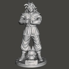 yamcha dragonball Dragon Ball figure statuette 3d print model - Mito3D