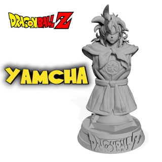 Yamcha büst Ejderha top fanart Sanat anime sandıklar gelecek Vegeta goku bulma gövde Nappa Sayayin dbz 3d print model - Mito3D
