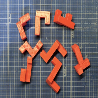 yananose interlocking cube 4 openscad puzzle puzzles 3d print model - Mito3D