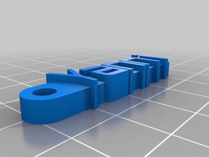 yani personalizado organización 3d print model - Mito3D