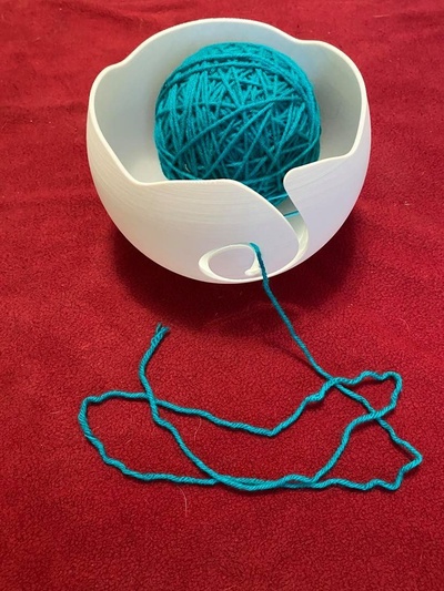 yarn bowl bowl craft art knitting crochet 3d print model - Mito3D
