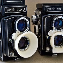 yashica d Gegenlichtblende verschiedene Kamera 3d 3d print model - Mito3D