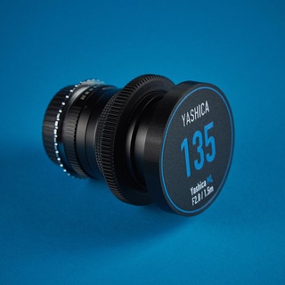 yashica ml 135mm focus gear pro tpu insert 135 vintage lens follow cinemod lenscap cinema 3d print model - Mito3D