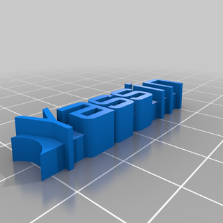 yassin keychain customized organization 3d print model - Mito3D