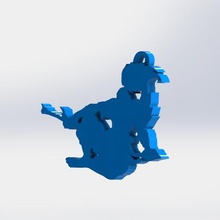 yasuo chaveiro gadget hasaki lol liga lendas 3d print model - Mito3D