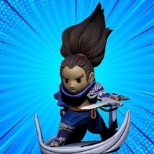 yasuo ligue légendes samouraï ninja Jeu héros champions moba 3d impression imprimable jouet statue collectable 3d print model - Mito3D