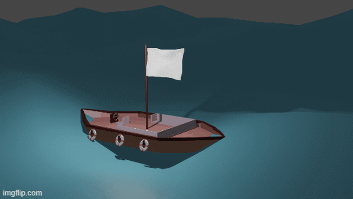 yacht bateau stl pirate caraïbes 3d print model - Mito3D