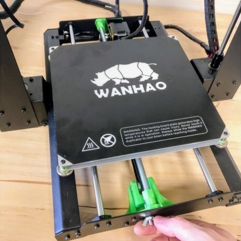 y-axis brace tensioner wanha di3 tool belt frame optiprint wanhao duplicator i3 mods 3D print model - Mito3D