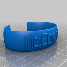 oui bijoux personnalisé bracelets 3d print model - Mito3D
