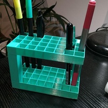 oficina hogar casa escritorio apoyo lapices marcadores lápiz 3d print model - Mito3D
