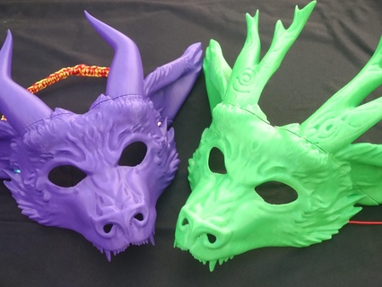 anno Drago mascherata maschere moda maschera festa festoso 3d print model - Mito3D