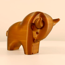 an ox 2021 animal animaux taureau chinois Nouveau zodiaque vache mignonne ferme bœufs jouet jouets 3d print model - Mito3D