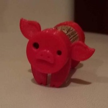 year pig 2019 home corkbuddies goodluck cork pals new animals wine reuse piggy lucky birthday 3d print model - Mito3D