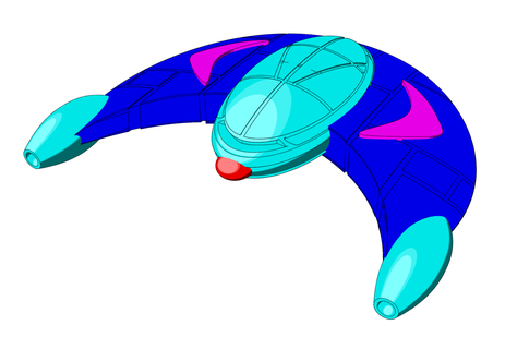 yehat terminator star control ur-quan masters starmada full thrust 3d print model - Mito3D