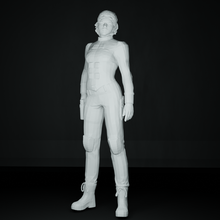 yelena belova meraviglia figura serie 9 arte giocattolo statua comico i fumetti miniatura mini scultura fan art poli figurina nero vedova 3d print model - Mito3D