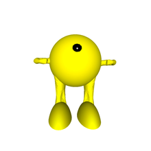 amarillo diablo megaman jefe 3d print model - Mito3D