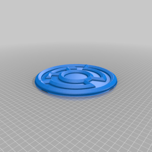 yellow lantern corps emblem tool 3d printing scifi green dc comics 3D print model - Mito3D