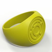 yellow lantern ring Schmuck green dc comic Spielzeug 3d print model - Mito3D