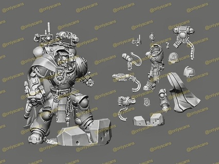 yellow secondborn chieftain Game 3d print model - Mito3D