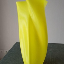 yellow vase decoration 3d print model - Mito3D