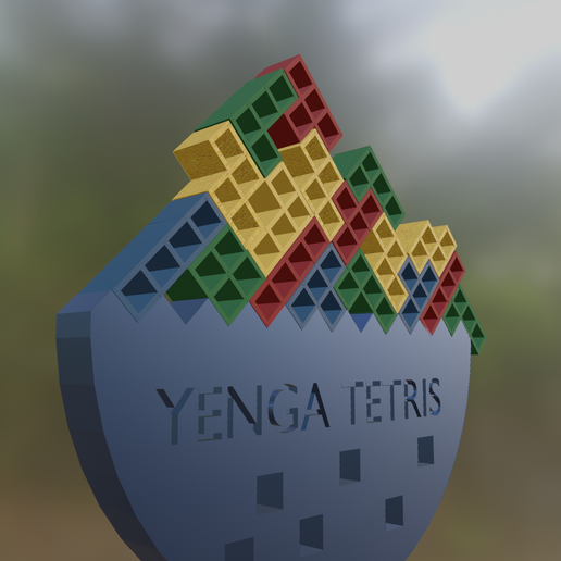 yenga tetris gioco 3D print model - Mito3D