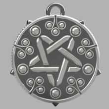 yennefer ciondolo gioco medalion ornamento la decorazione bella kylon pendent witcher 3d print model - Mito3D
