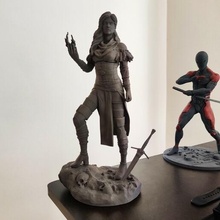 Yennefer sorceleur sorcière magie chaud Geralt action statue femelle figurine objets collection 3d print model - Mito3D