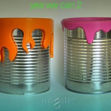 ja, wir können 2 home pot tin kann Tipp Dekoration recycling 3d print model - Mito3D