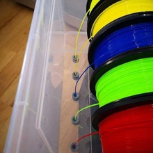 yet another filament dry box shelf using ikea samla tool bowden dry box filament box filament dry-box filament drybox filament dry box filament holder filament spool holder filament storage passthrough spool holder 3d printer accessories