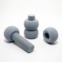 yet another knurling bolt nut tool knurled screw parts 3d print model - Mito3D