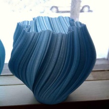 encore plus tordant kochflake vases la maison flocon de neige le nylon montana les mathématiques lulzbot lampe fractal décor 3d print model - Mito3D