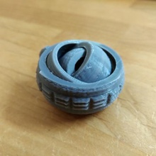 yet other gyro keychain various 3d print model - Mito3D