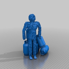yeti seine gestohlene Gasflaschen Kunst Skulpturen gas 3d print model - Mito3D