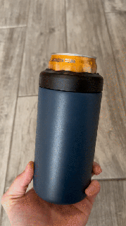 yeti slim koozie adapter 12oz coke mug high poly precise air tight grips 3d print model - Mito3D