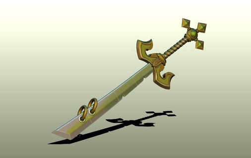 yi master sword Art league of legends lol wukong wuju project 3d print model - Mito3D
