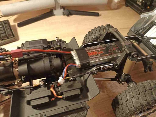 yikong yk universal battery holder straps tools crawler rc car 4101 pro 3d printing 3d print model - Mito3D